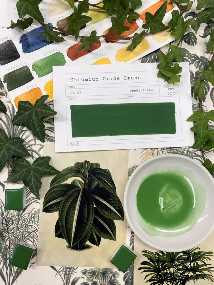 Chromium Oxide Green ~ Gouache