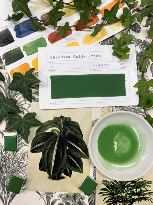 Chromium Oxide Green ~ Gouache