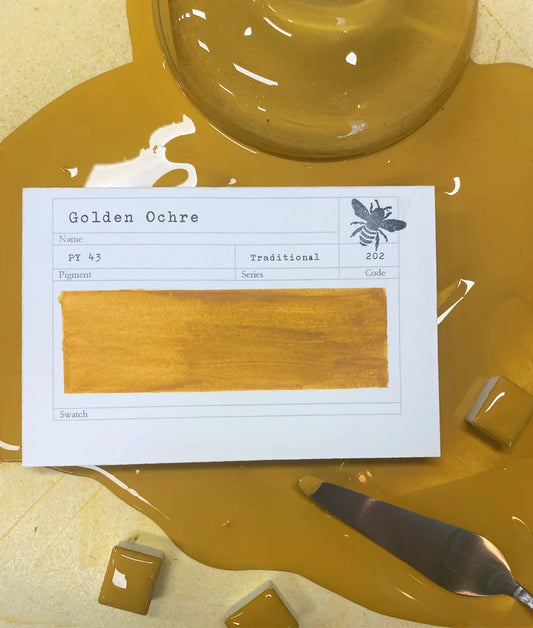 Golden Ochre ~ Gouache