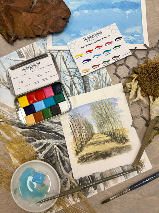 Gouache Landscape ~ 14
