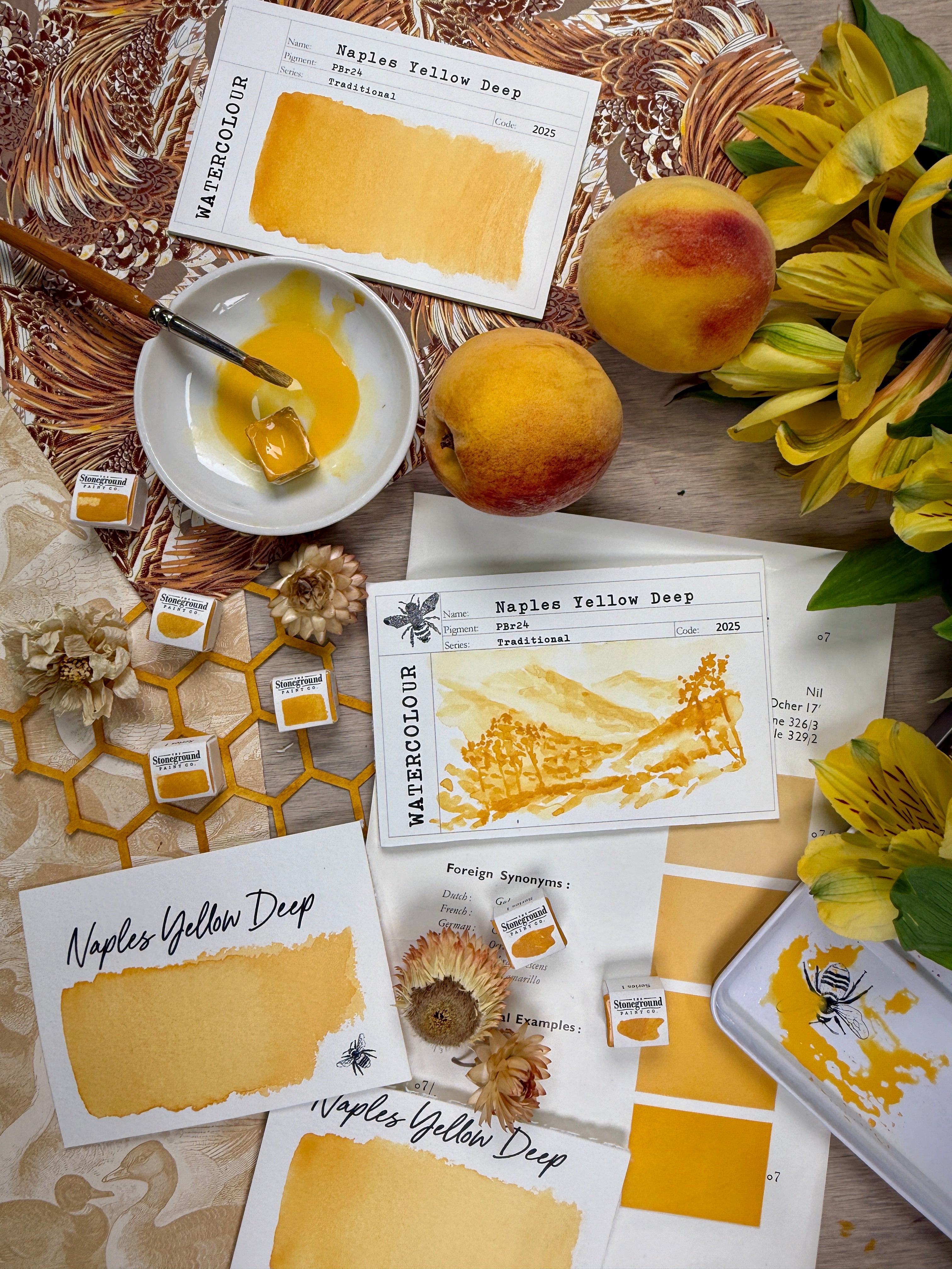 Naples Yellow Deep – Stoneground Paint Company
