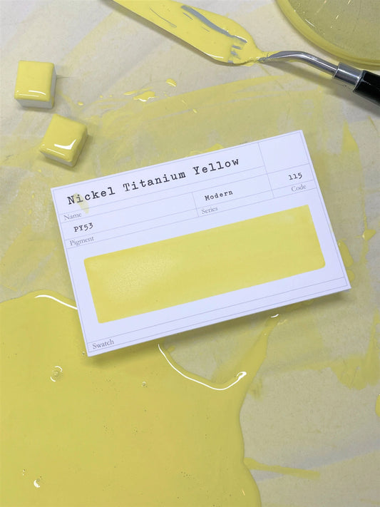 Nickel Titanium Yellow ~ Gouache