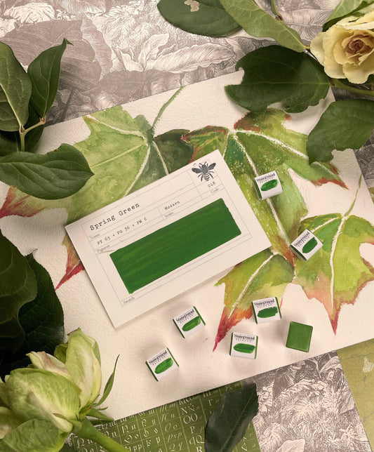 Spring Green ~ Gouache