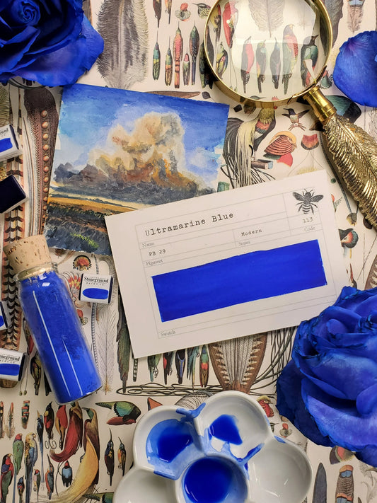 Ultramarine Blue ~ Gouache