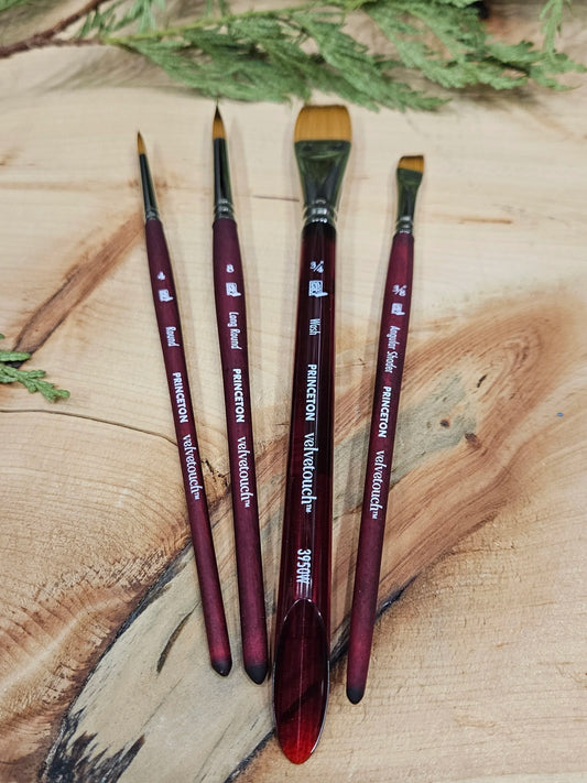 Princeton Velvetouch 4 Brush Set