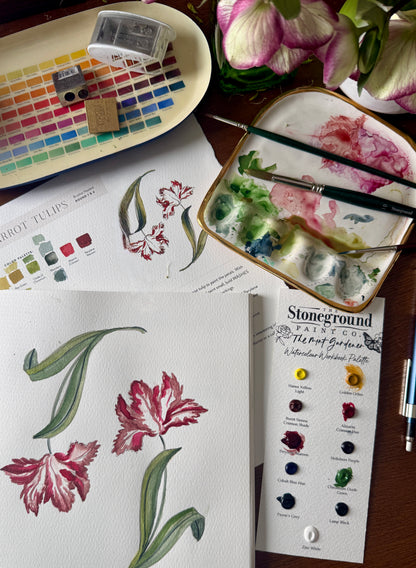 TMG Watercolour Workbook ~11 w/Brush